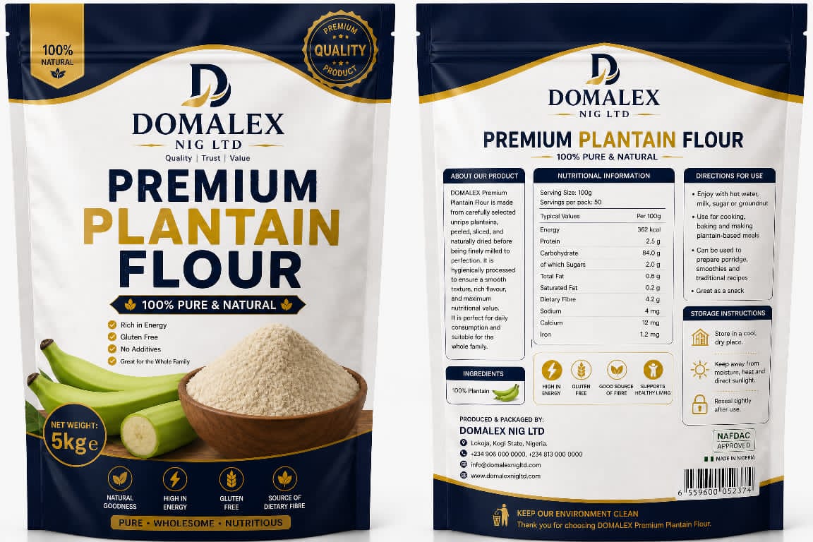 DOMALEX Premium Plantain Flour