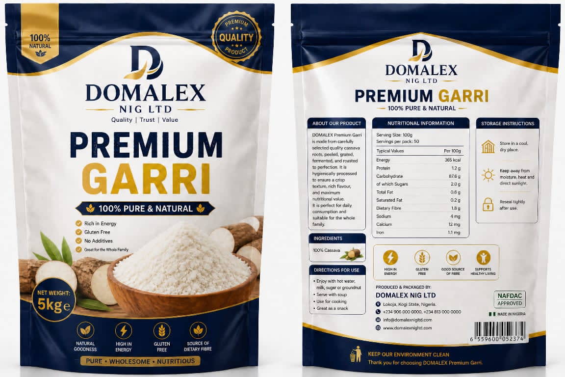 DOMALEX Premium Ijebu Garri