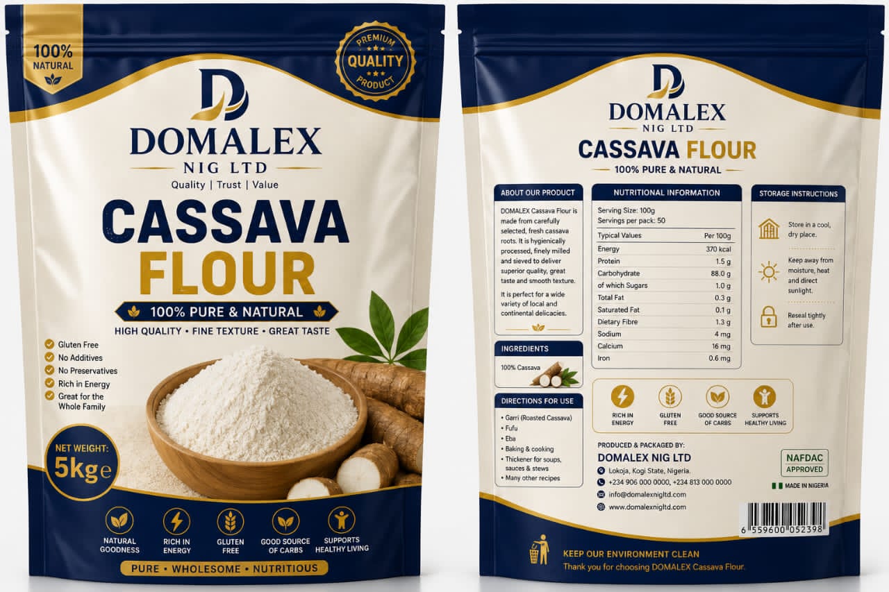 DOMALEX Premium HQ Cassava Flour